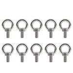 M4 Thread Machinery Shoulder Lifting Ring Eye Bolt, 304 Stainless Steel Screw.... Fixed Price $34.32.