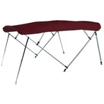Carver A(8SQ)4893UB-08 4-BOW Square Tube Pontoon Boat Bimini Top Burgundy New. Fixed Price $627.94.