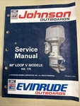 1992 Johnson Evinrude En 60 Loop Models 150, 175 Hp Service Manual P/n 508146. Fixed Price $25.00.