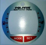 Round Style Polaris Mfd Multi Function Display Gauge Decal Slh Slt. Fixed Price $8.99.