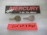 A30K Mercury Quicksilver 30431110 Key #110 Set Of 2 Oem New Factory Boat Parts. Fixed Price $10.96.
