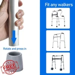 Anckne 4PK Walker Tips 1/8", Universal Skid-resistant Rubber. Fixed Price $20.00.