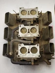 Omc Johnson Evinrude Air Intake And Carbs Pns 389990 389991 389992 320930 391254. Fixed Price $399.99.