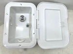 Marine Boat Flush Mount Transom Aft Deck Swim Shower / Mixer Faucet Combo Box. Fixed Price $125.00.