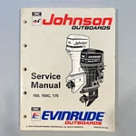 1992 Omc Johnson Evinrude 60 Lv 150, 150C, 175 Models Service Manual P/n 508286. Fixed Price $39.99.