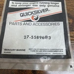 Mercury Quicksilver 27-55896 Gasket (QTY-3) Oem Nos. Fixed Price $12.00.