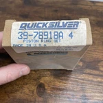Mercury Quicksilver 39-78918A4 Piston Ring (QTY-4) Oem Nos. Fixed Price $11.90.