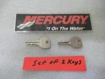 A30K Mercury Quicksilver 30431120 Key #120 Set Of Oem New Factory Boat Parts. Fixed Price $11.01.