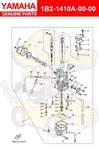 Yamaha Starter Set 1B2-1410A-00-00 Oem New. Fixed Price $55.12.