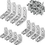 3 Sizes Stainless Steel Corner Braces Size/ 1IN/ 1.2IN/ 1.57IN, Silver. Fixed Price $12.99.
