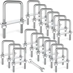 Srztxu 16 Sets M8 Square U-bolts,u-bolts 2 Inch WIDE,304 Stainless Steel. Fixed Price $89.99.