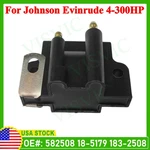 1* Ignition Coil For Johnson/evinrude Brp Omc 18-5179 183-2508 0582508. Fixed Price $27.76.