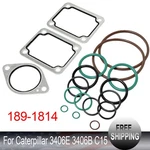 189-1814 Oil Cooler Gasket Kit For Caterpillar 3406B 3406C 3406E C15 1891814 Usa. Fixed Price $36.69.