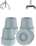 Supregear Replacement Quad Cane Tips (4 Pack) 1/2 Inch Non-slip Rubber Foot. Fixed Price $13.99.