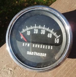 Vintage 6468338 Mercruiser Boat Tachometer Gauge Marked 1968. Fixed Price $25.00.