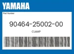 Yamaha Genuine Clamp 90464-25002-00. Fixed Price $11.29.