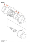 Oem Suzuki DF140 Oil Cooler O-ring/gasket Set (new). Fixed Price $25.00.