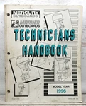 Mercury Outboards Mariner Technicians Handbook 1996 P/n 90-816981960. Fixed Price $20.00.