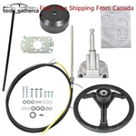 Boat Cable With Wheel Marine Engine Turbine Rotary Steering System 10FT SS13710. Fixed Price $114.88.