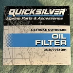 AA3 Mercury Quicksilver 35-877761Q01 Oil Filter Oem New Factory Boat Parts. Fixed Price $10.00.