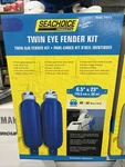 Seachoice 79273 Twin Eye Ribbed Kit (includes 6.5" X 23" Blue Fenders. Fixed Price $62.99.