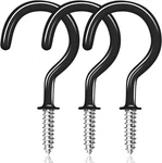 30 Pack Ceiling Hooks, 2 Inch Vinyl Coated Screw-in Hanging Plants & Flowe. Fixed Price $15.99.