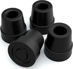 Vive Quad Cane Tips (set Of 4) - Heavy Duty 1/2 Count (pack 1), Black. Fixed Price $14.69.