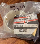 Genuine Mercury Quicksilver 63151 Retainer Oem New Factory Boat Part. Fixed Price $13.45.