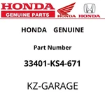 Honda Genuine Lens 33401-KS4-671 New. Fixed Price $53.28.