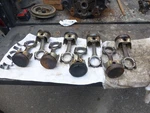 Piston Connecting Rods Gm Mercruiser 5.0L V8 305 898 Engine Gar. Fixed Price $225.00.