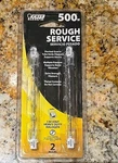 Pack Rough Service Halogen Bulb 150W Feit Electric BPQ150T3/CL/S/RS/2 130 Volt. Fixed Price $11.29.