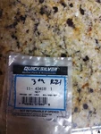 Quicksilver #11-43418 3EA Nuts. Fixed Price $10.00.