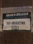 New Mercury, Screw 2361 /1 Each, P/n 10-850298. Fixed Price $8.75.
