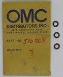 New Omc Outboard Marine Corp Boat Oem Washer Lot Of 3 Part No. 510208. Fixed Price $15.99.