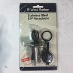 West Marine Stainless Steel 12V Receptacle 371849. Fixed Price $14.99.