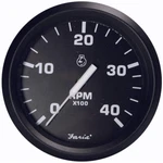 Faria Euro Black 4" Tachometer 4000 Rpm (diesel Magnetic Pick-up) 32803. Fixed Price $144.95.