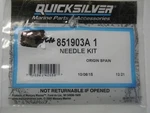 Mercury Quicksilver Mariner 851903A1 Needle Kit Outboard Oem Factory Part. Fixed Price $18.99.
