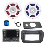 Infinity Marine Radio, Ant, 2X 8" 500W Led Speakers W/wire,adapter, Spa Bezel. Fixed Price $642.90.