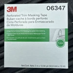 3M Perforated Trim Lifting Masking Tape 7MM 2 X 10.94YD 50.8MM 10M 06347. Fixed Price $37.97.