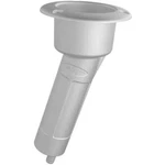 Mate Series Plastic Rod Cup Holder - Drain Round Top White P1015DW. Fixed Price $48.99.