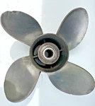 Evinrude Johnson Omc 4-BLADE Stainless Prop 13 1/4 X 27P Sst 15 Spline V4/V6 Oem. Fixed Price $149.95.