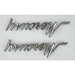 Oem Mercury Script Emblem Pair C7MB-8B357-A Chrome Badge 1967 1968. Fixed Price $59.99.