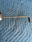 Steering Linkage Arm With Castle Nuts,mercruiser 165,INLINE 6,GM 250,TRANSOM. Fixed Price $35.00.