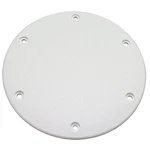 T-h Marine Designer Screw Down Deck Plate 8" White #DSSDP-2-2-DP. Fixed Price $18.04.