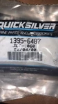 One 1395-6487 Genuine Quicksilver,mercury Outboard Carburetor Jet .060. Fixed Price $11.99.