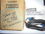 Mercury 87-820662A1 Nla Switch Kit Oil Level Sender Sportjet Original Equiptment. Fixed Price $39.99.