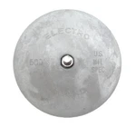 Electro Guard RP-500 Two-piece 5" Trim-tab Button Rudder Plate Zinc Anode. Fixed Price $28.95.