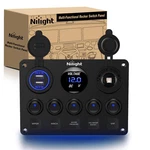 Nilight 90101E Multi-function Rocker Dual Usb Charger + Digital Vol. Fixed Price $41.71.
