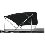 Carver A(8SQ)4893UB-02 4-BOW Sunbrella Pontoon Bimini Top Kit Jet Black New. Fixed Price $674.19.