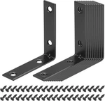 Uxcell 12 Set Corner Bracket Brace Metal Joint 2.36X0.59X2.36, Black. Fixed Price $16.16.